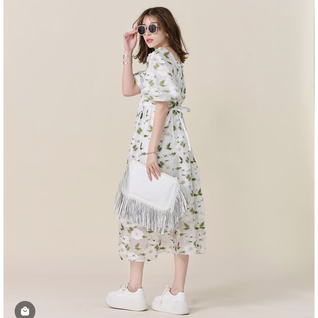 Chesty - 新品☆Chesty☆フラワーロングジャガードワンピースの Chesty - 新品☆Chesty☆フラワーロングジャガードワンピースの