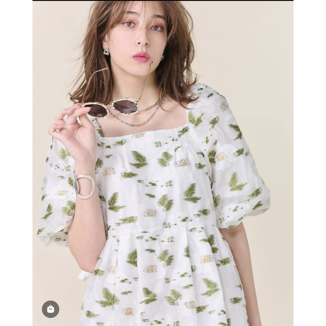 Chesty - 新品☆Chesty☆フラワーロングジャガードワンピースの Chesty - 新品☆Chesty☆フラワーロングジャガードワンピースの