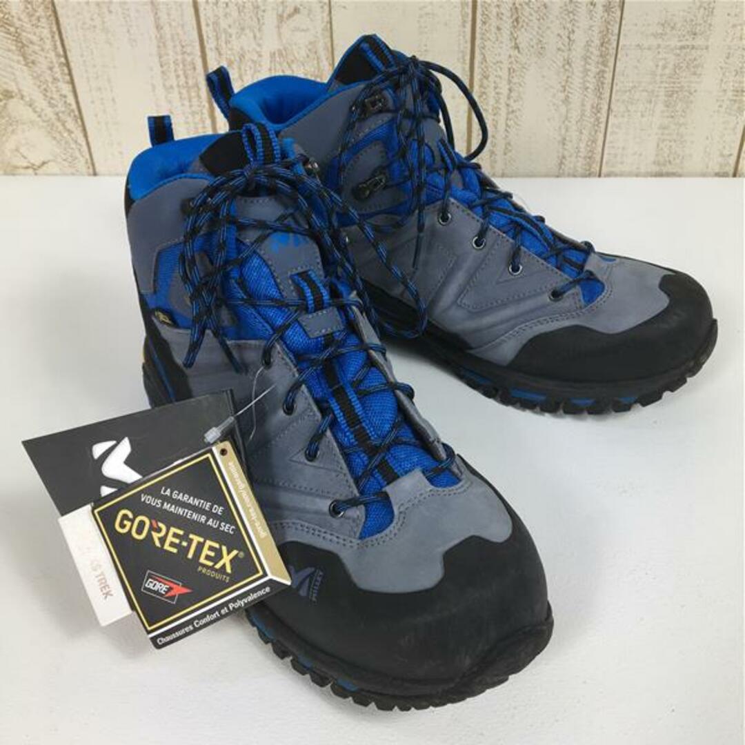 MENs 27.0cm  ミレー ハイクアップ ミッド ゴアテックス Hike UP Mid GTX トレッキングシューズ MILLET MIG1330 8764 Flint ブルー系実測値アウトソール全長