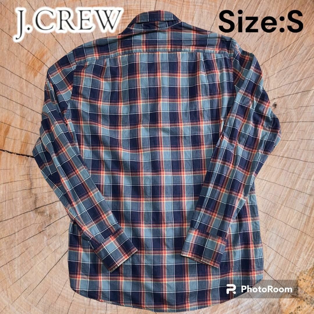 J.Crew(ジェイクルー)のJ.CREW アメリカ古着 80' チェックBDシャツ  #55110 レディースのトップス(カットソー(長袖/七分))の商品写真