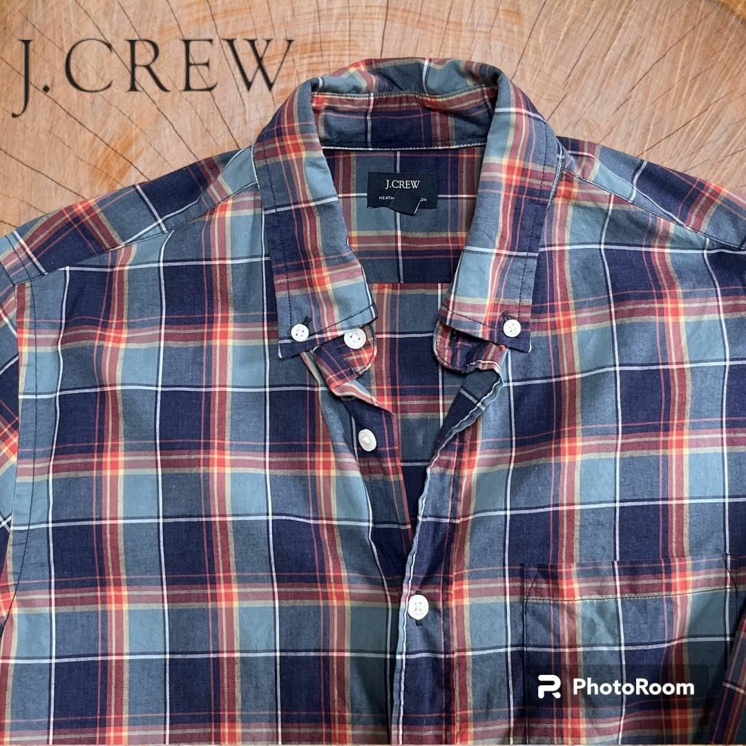 J.Crew(ジェイクルー)のJ.CREW アメリカ古着 80' チェックBDシャツ  #55110 レディースのトップス(カットソー(長袖/七分))の商品写真