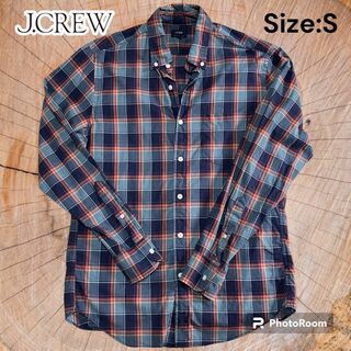 ジェイクルー(J.Crew)のJ.CREW アメリカ古着 80' チェックBDシャツ  #55110(カットソー(長袖/七分))