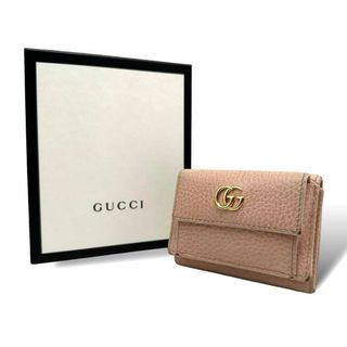 グッチ(Gucci)の良品 GUCCI 2666 グッチ 三つ折り 財布 マーモント ベージュ(その他)