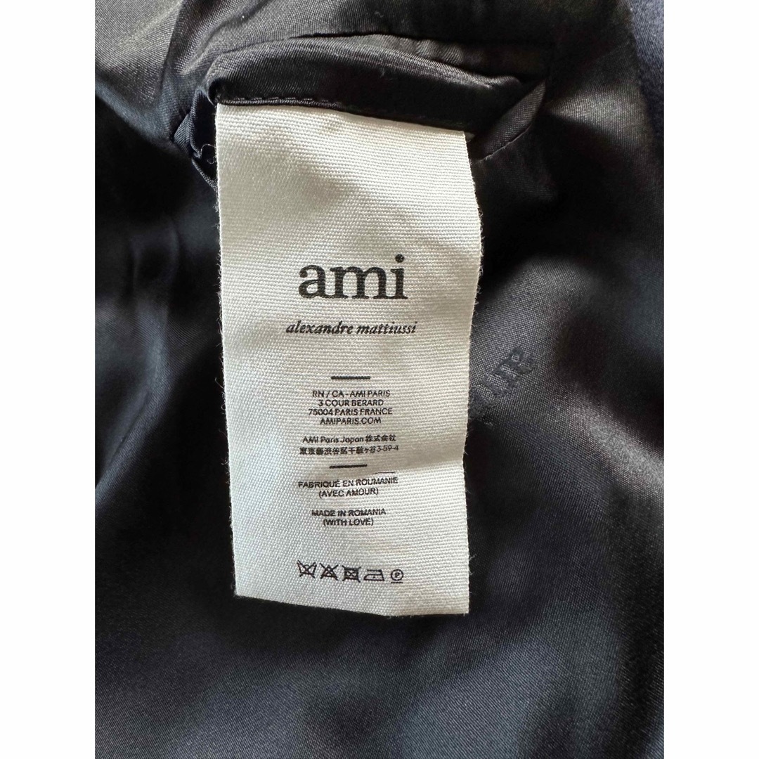 ami - 濃紺50新品 AMI Paris アミ オーバーサイズ コットン ami - 濃紺50新品 AMI Paris アミ オーバーサイズ コットン