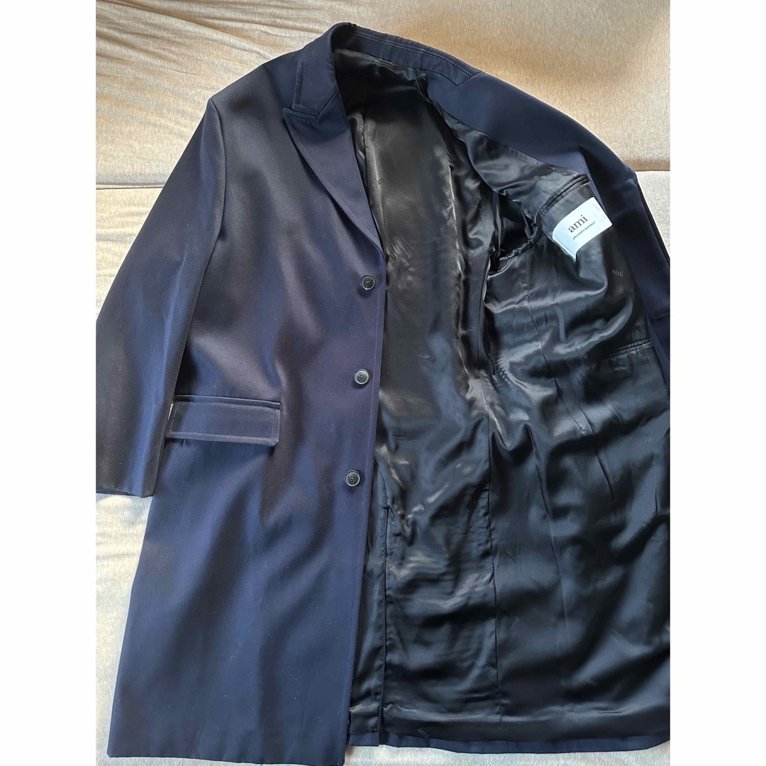 ami - 濃紺50新品 AMI Paris アミ オーバーサイズ コットン ami - 濃紺50新品 AMI Paris アミ オーバーサイズ コットン