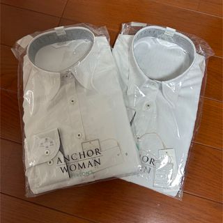 パーソンズ(PERSON'S)の新品【PERSON'S】ブラウス【長袖】9号/白 2枚set(シャツ/ブラウス(長袖/七分))