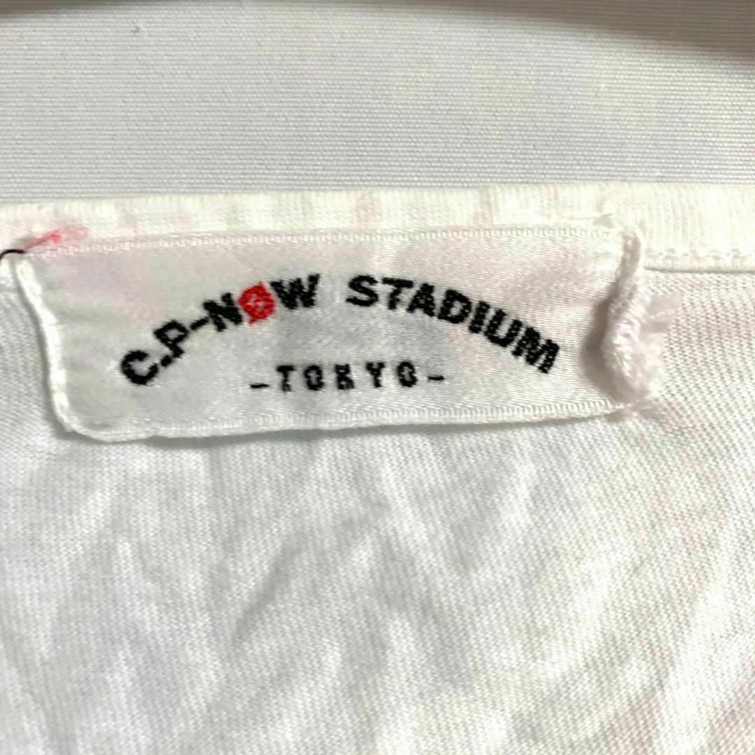 C.P-NOW STADIUM️ LLサイズ Tシャツ 花柄 白 ホワイト レディースのトップス(Tシャツ(半袖/袖なし))の商品写真