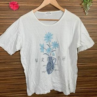 C.P-NOW STADIUM️ LLサイズ Tシャツ 花柄 白 ホワイト(Tシャツ(半袖/袖なし))