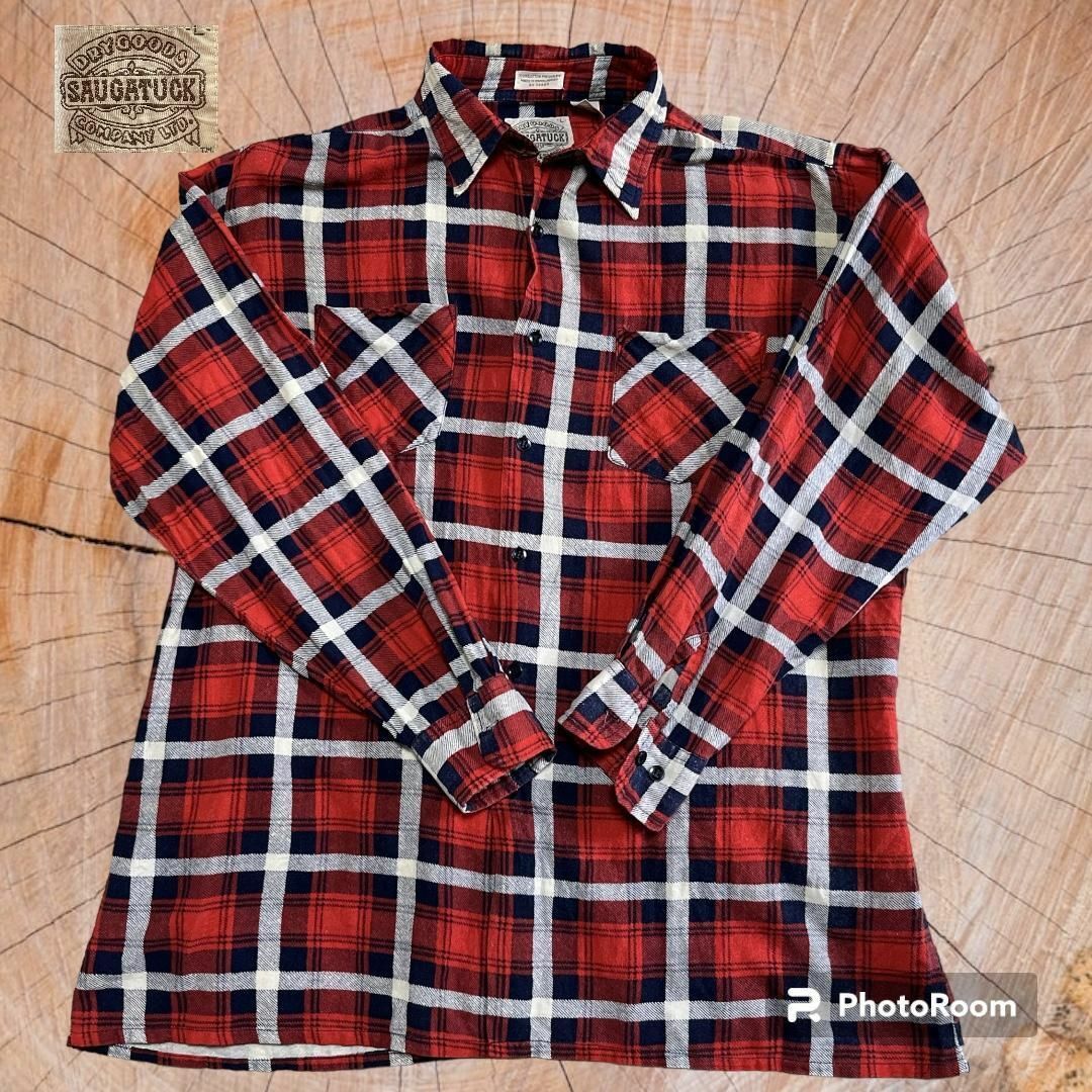 VINTAGE(ヴィンテージ)のアメリカ古着 ネルシャツ チェック柄  #55111 メンズのトップス(シャツ)の商品写真