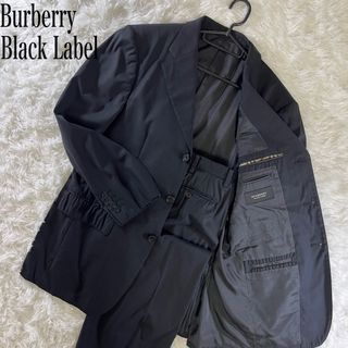 バーバリーブラックレーベル(BURBERRY BLACK LABEL)の【美品✨】バーバリー　ブラックレーベル　メンズ　スーツ　セットアップ 38R(セットアップ)