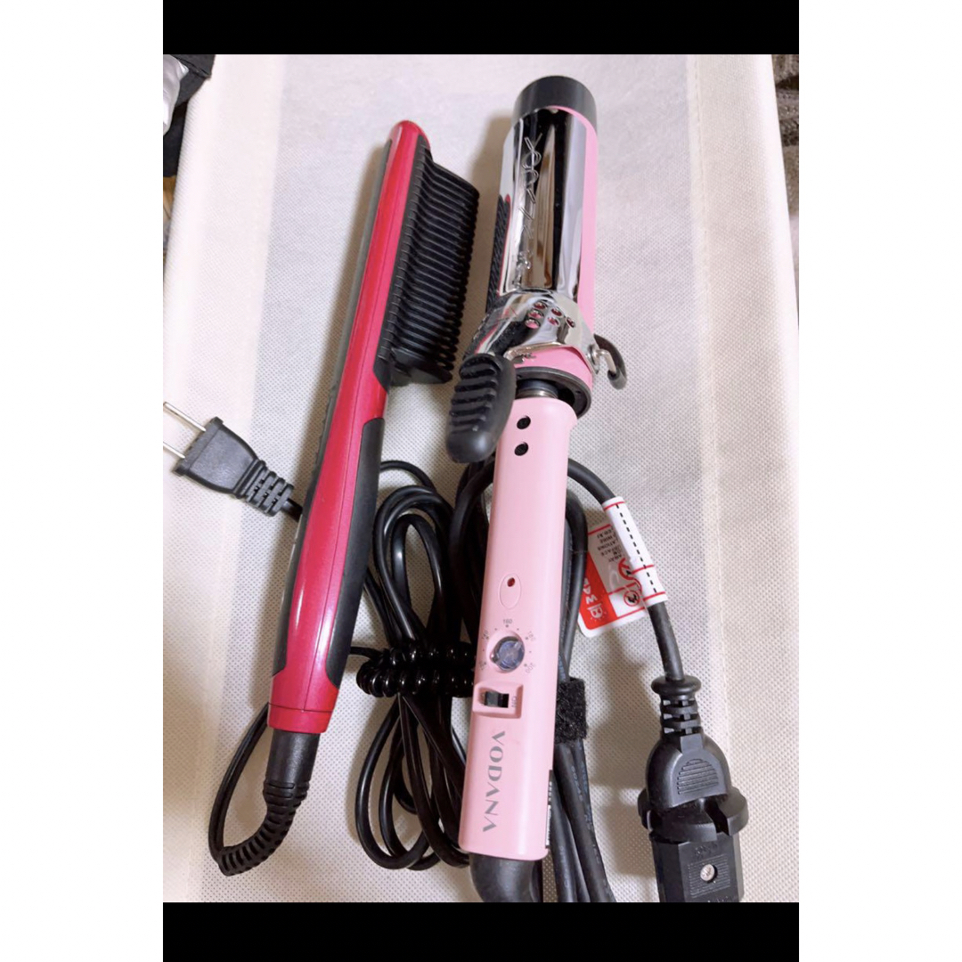 ボダナ　VODANA アイロン ウエーブ コテ　40mmくし形　ヒートブラシ スマホ/家電/カメラの美容/健康(ヘアアイロン)の商品写真