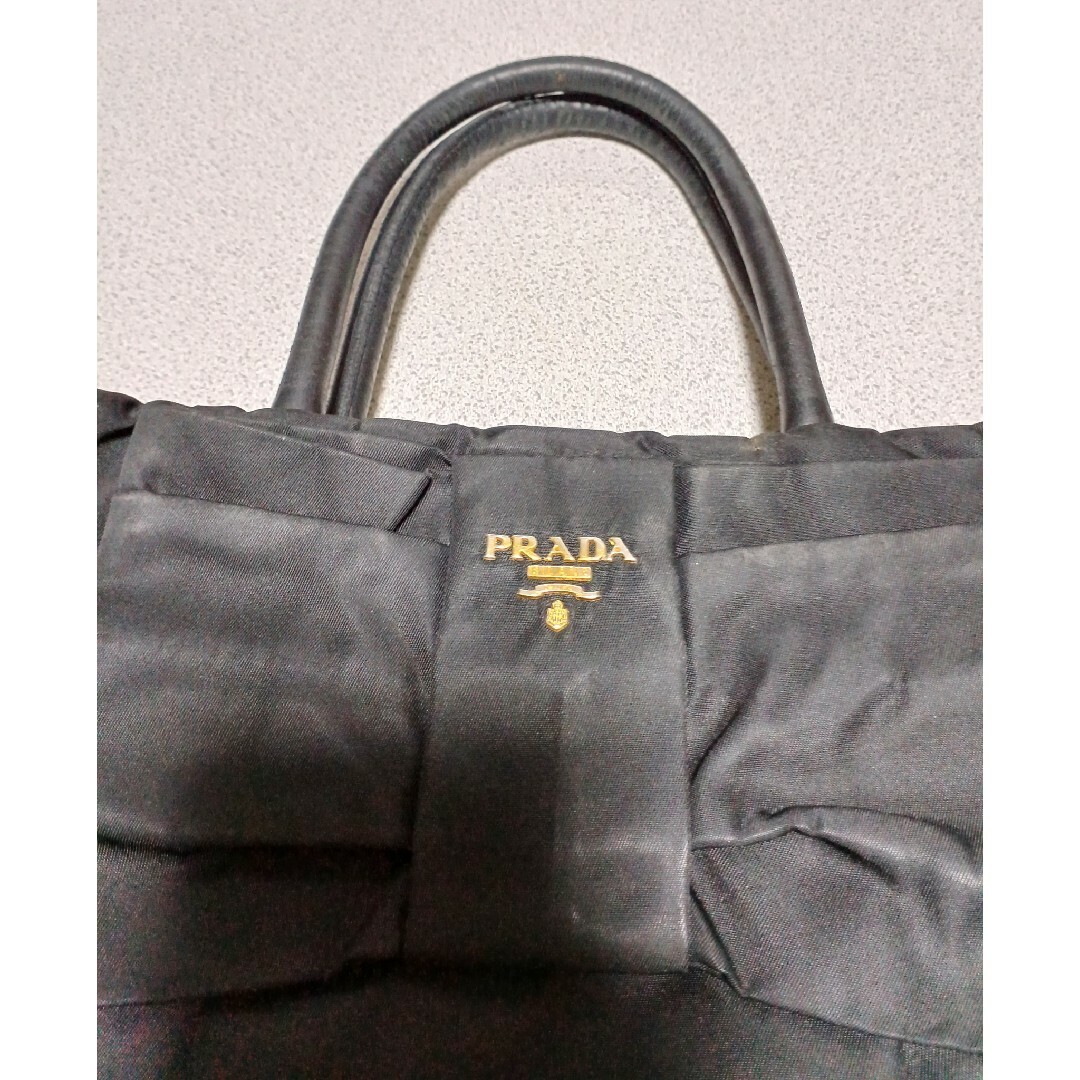 PRADA プラダ トートバッグ リボン テスートナイロン ポコノ PRADA プラダ トートバッグ リボン テスートナイロン ポコノ