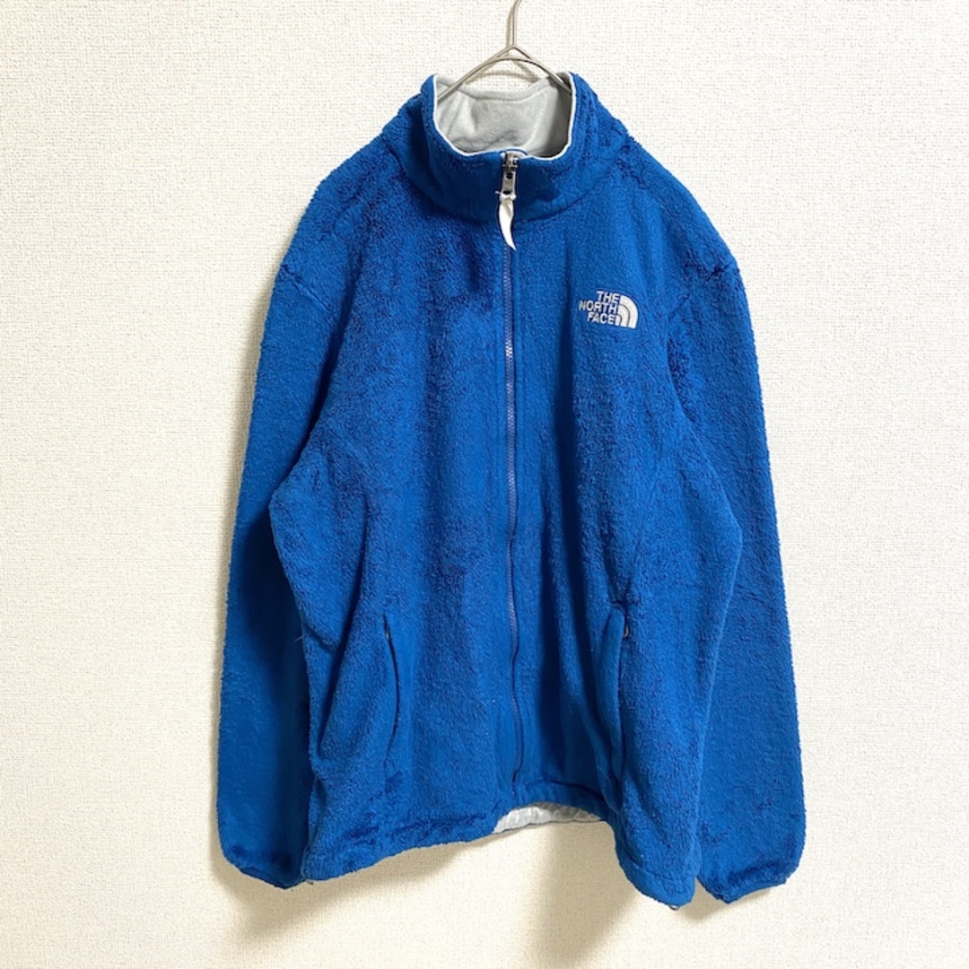 THE NORTH FACE(ザノースフェイス)の90s 古着 ノースフェイス フリース 刺繍ロゴ アウター レディースM  レディースのジャケット/アウター(その他)の商品写真