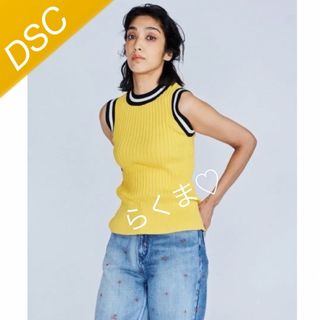 ダブルスタンダードクロージング(DOUBLE STANDARD CLOTHING)の人気❣️DOUBLE STANDARD CLOTHING タンクトップ　イエロー(タンクトップ)