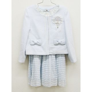 キャサリンコテージ(Catherine Cottage)の【新入荷!】▲キャサリンコテージ/CatherineCottage▲130cm アンサンブル 水色 ブローチ付き フォーマル 入学式 卒業式 卒園式 謝恩会 結婚式 発表会 冠婚葬祭【中古】子供服 キッズ kids 女の子 fml 822132(その他)