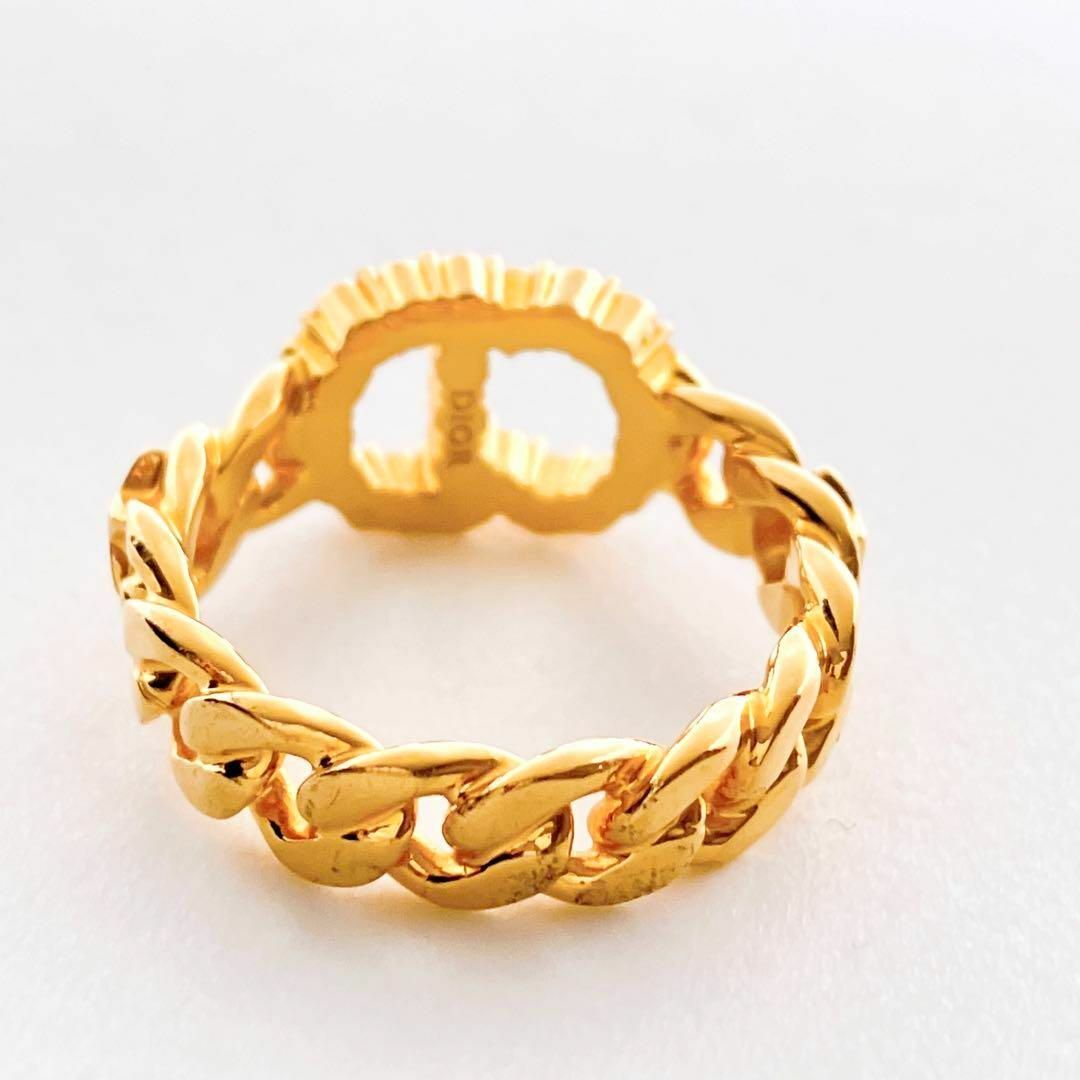 Christian Dior(クリスチャンディオール)の【美品】ディオール dior CD リング 指輪 ゴールド アクセ Y207 レディースのアクセサリー(リング(指輪))の商品写真