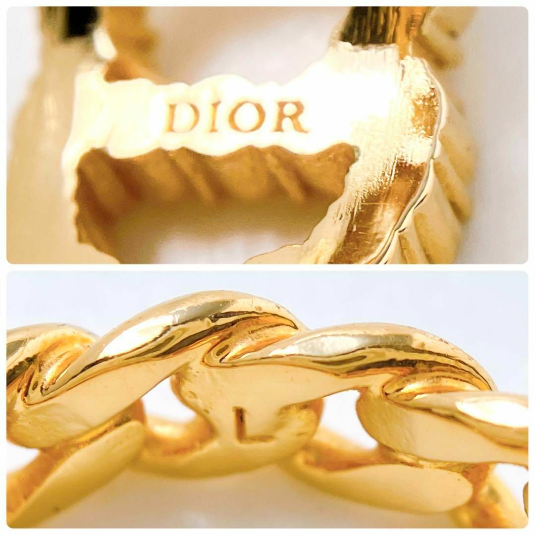 Christian Dior(クリスチャンディオール)の【美品】ディオール dior CD リング 指輪 ゴールド アクセ Y207 レディースのアクセサリー(リング(指輪))の商品写真