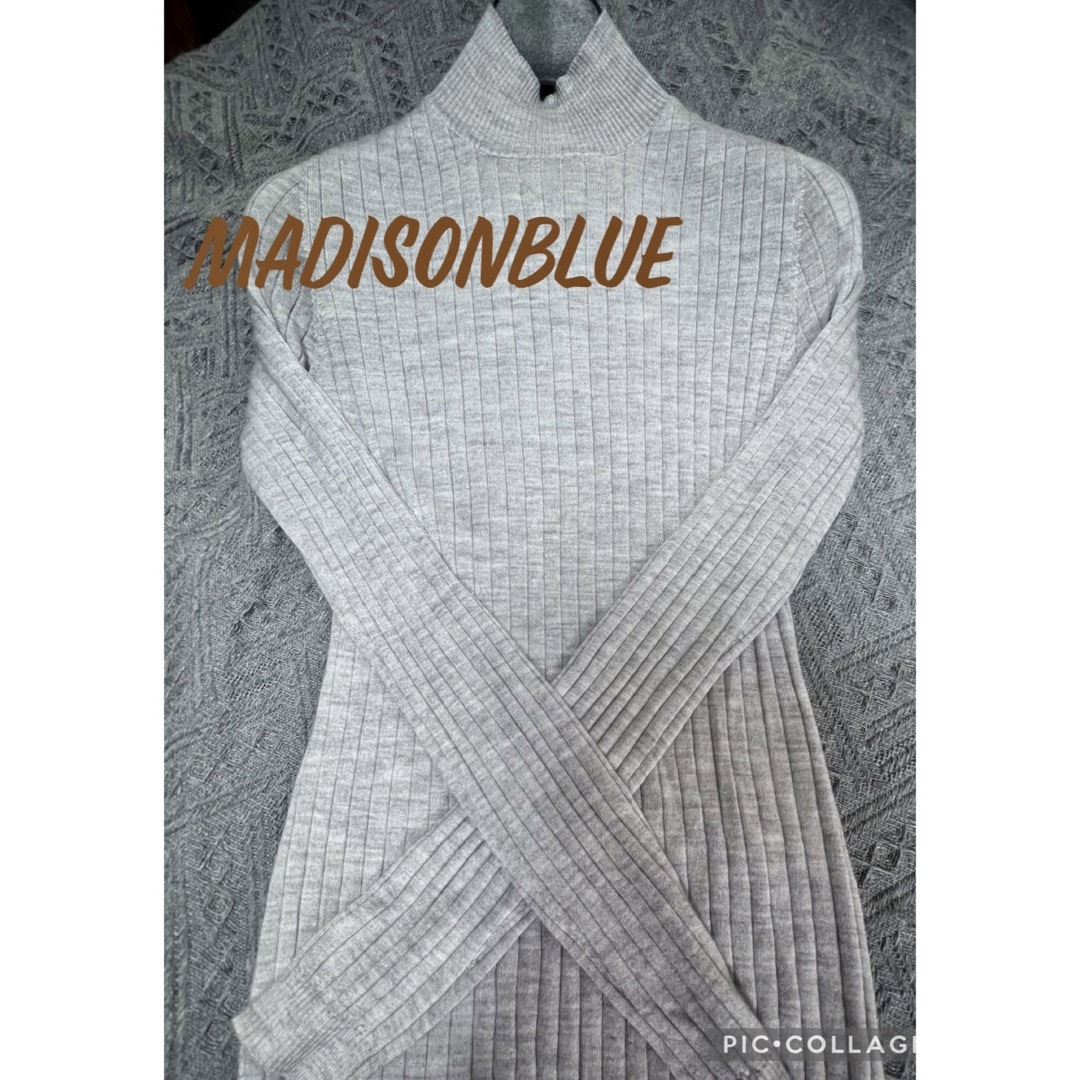 MADISONBLUE マディソンブルー カシミヤ シルク リブ ニット レディースのトップス(ニット/セーター)の商品写真