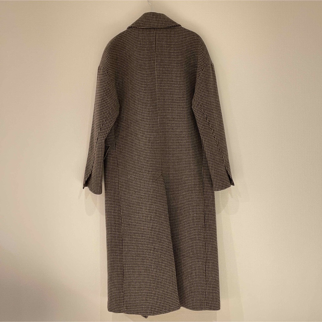 ZARA(ザラ)のZARA ロングコート　ブラウン レディースのジャケット/アウター(チェスターコート)の商品写真