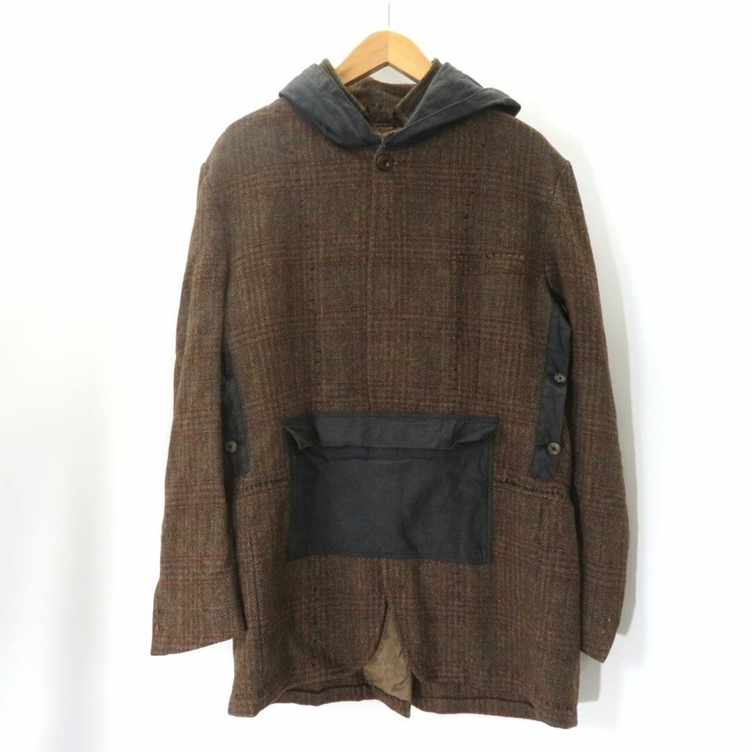 ブランドPORTER CLASSIC 16aw HAND WORK ANORAK JACKET BROWN