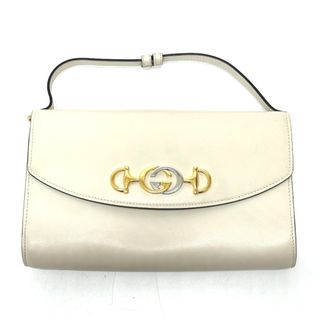 グッチ(Gucci)のグッチ GUCCI ズゥミ カバン 572375 チェーン ショルダーバッグ レザー オフホワイト(ショルダーバッグ)