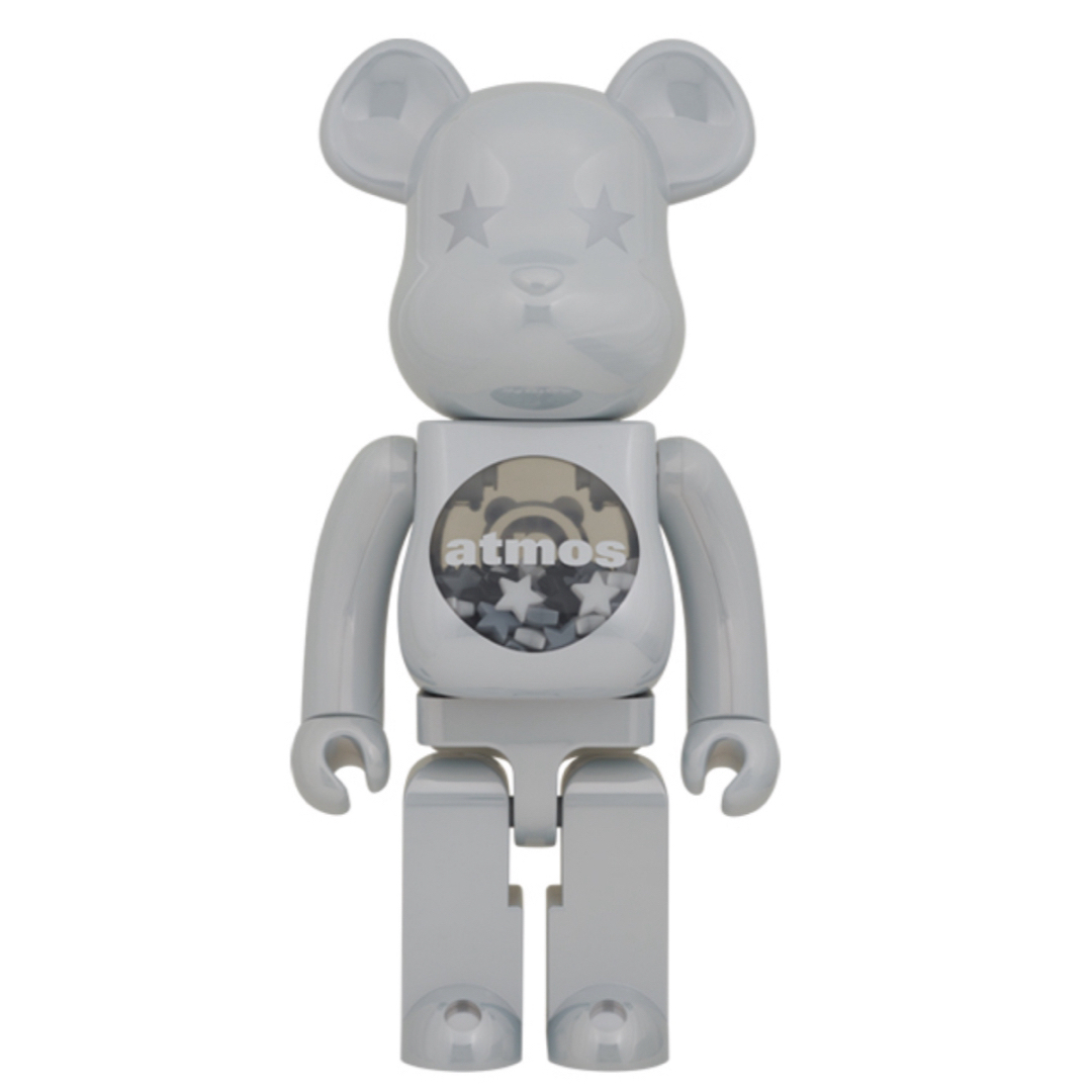 その他 MEDICOM TOY - BE@RBRICK atmos WHITE CHROME Ver. 1000%