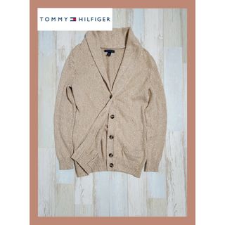 トミーヒルフィガー(TOMMY HILFIGER)の6【美品】トミーヒルフィガー オレンジベージュ ニットカーディガン(カーディガン)