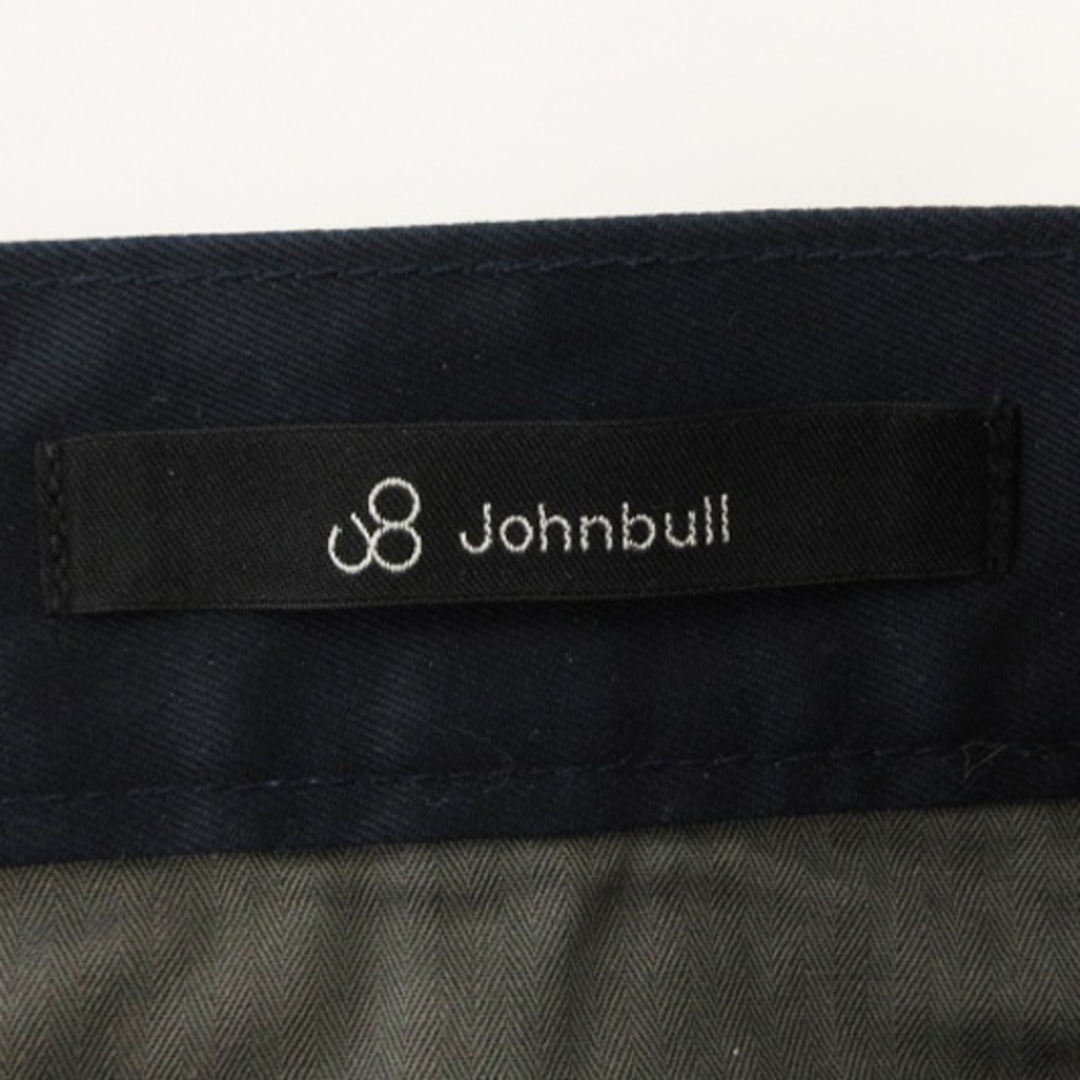 JOHNBULL(ジョンブル)のジョンブル パンツ チノパン ロゴ プリント コットン 紺 ネイビー M メンズのパンツ(チノパン)の商品写真