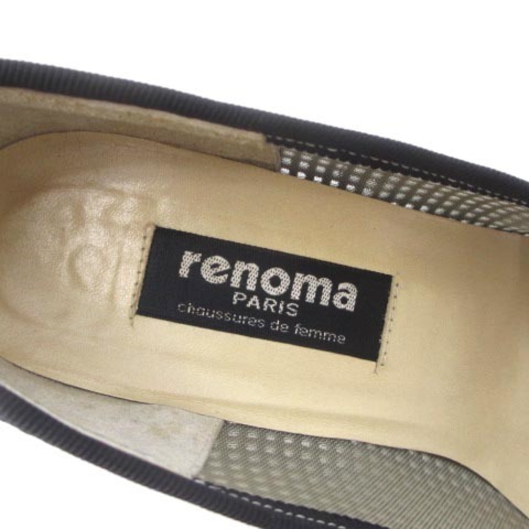 RENOMA(レノマ)のレノマ パンプス メッシュ スエード ブラック 黒 35 22.5位 靴 レディースの靴/シューズ(ハイヒール/パンプス)の商品写真