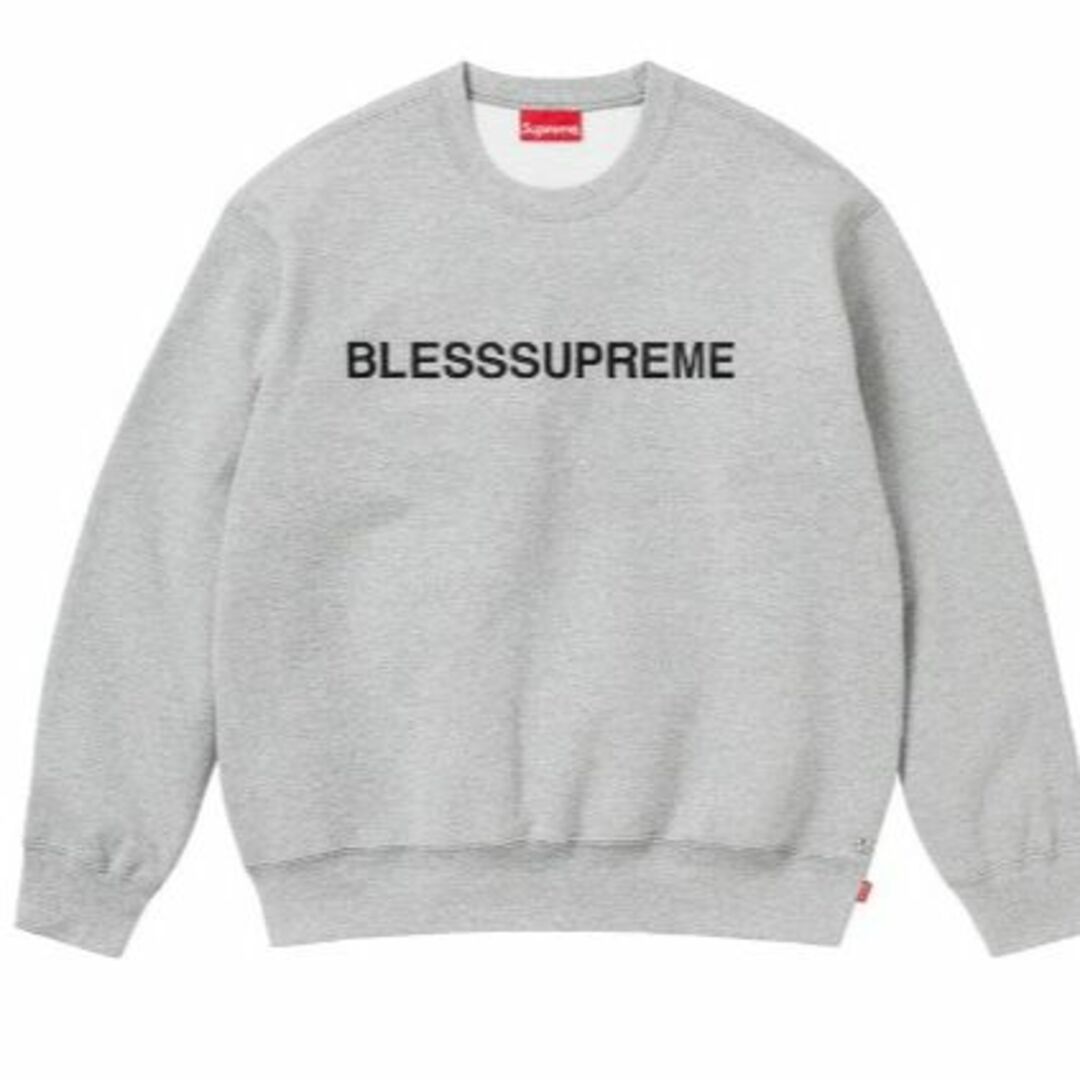 メンズ新品未開封【ヘザーグレー・XXL】Supreme BLESS Crewneck