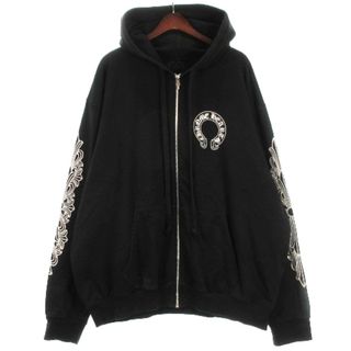 クロムハーツ(Chrome Hearts)のクロムハーツ パーカー スウェット 裏起毛 USA製 ブラック XXL ■ECS(パーカー)