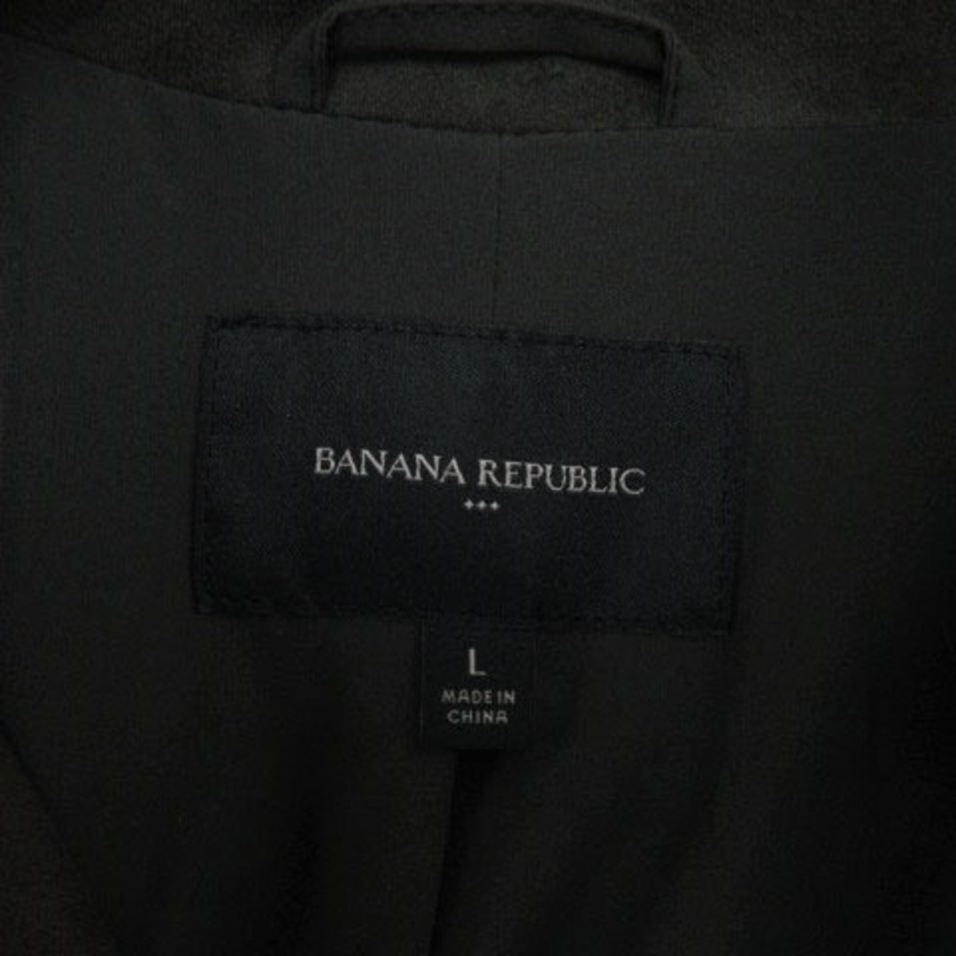 Banana Republic(バナナリパブリック)のバナナリパブリック フェイクスエード ライダースジャケット ダブル カーキ L レディースのジャケット/アウター(ライダースジャケット)の商品写真