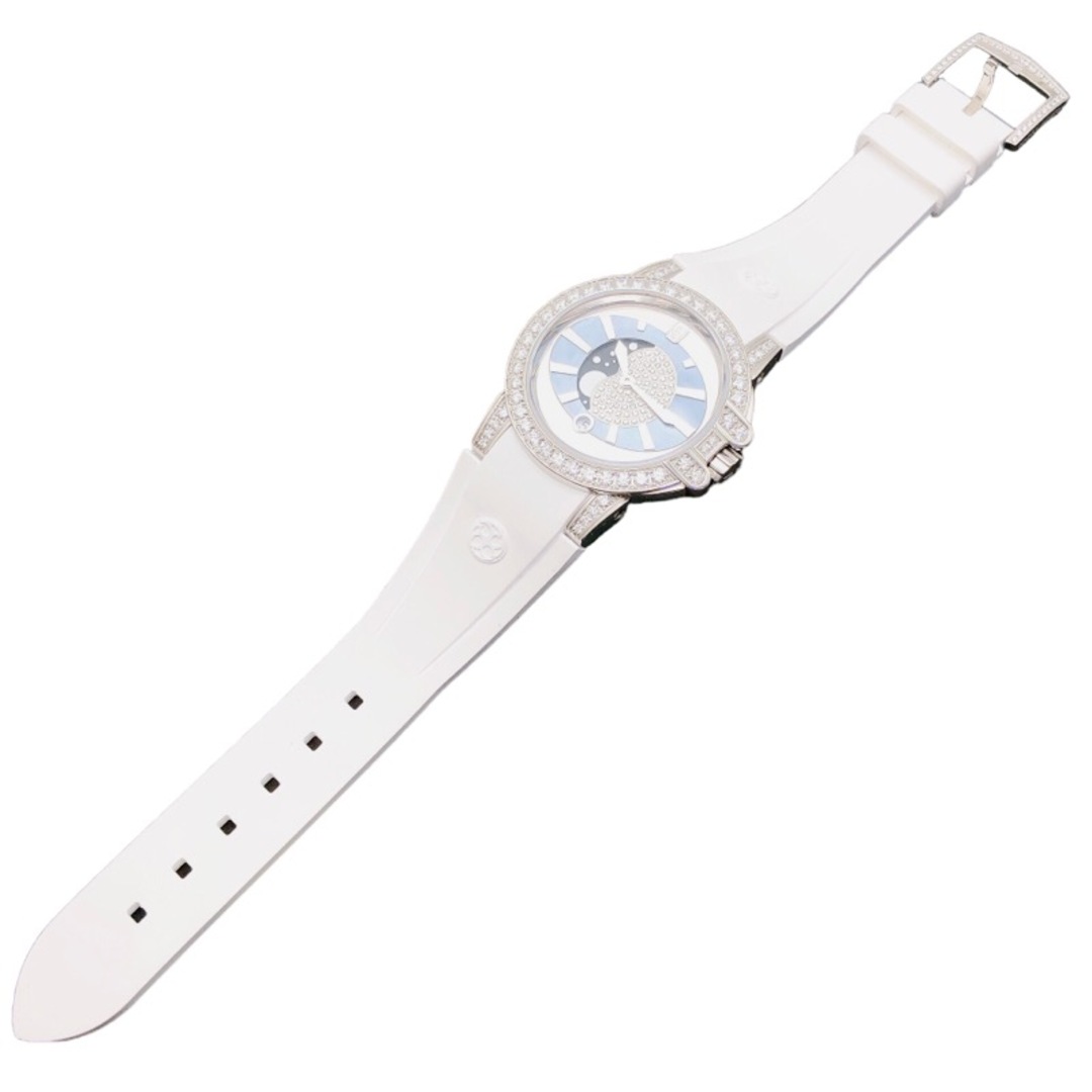 HARRY WINSTON(ハリーウィンストン)の　ハリーウィンストン HARRY WINSTON オーシャン レディ ムーンフェイズ ブルーシェル OCEQMP36WW002 ブルー ホワイト シルバー K18WG レディース 腕時計 レディースのファッション小物(腕時計)の商品写真