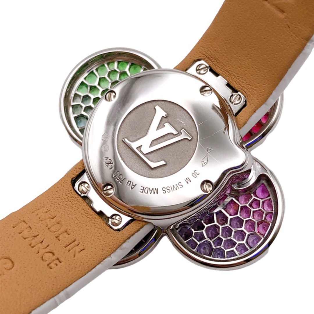 LOUIS VUITTON(ルイヴィトン)の　ルイ・ヴィトン LOUIS VUITTON ヴィヴィエンヌビジュ　ホワイトシェル Q1K0KY K18ホワイトゴールド レディース 腕時計 レディースのファッション小物(腕時計)の商品写真