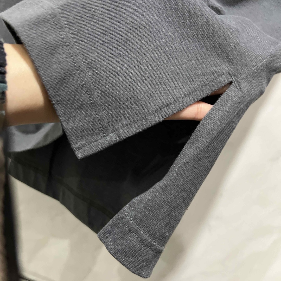 しまむら(シマムラ)のしまむら　クロッシー　 ノースリーブ　グレー  L  レディースのトップス(Tシャツ(半袖/袖なし))の商品写真