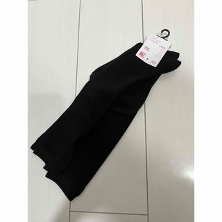 ユニクロ(UNIQLO)の新品　ユニクロ　ヒートテック ハイソックス ブラック　2  PAIRS (ソックス)