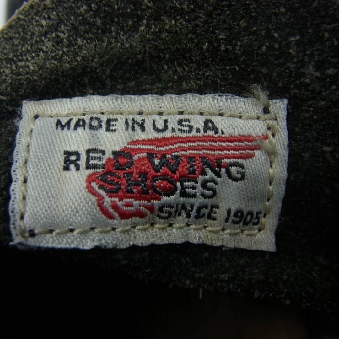 REDWING(レッドウィング)のRED WING レッドウィング 8179 刺繍羽タグ MOC TOE モックトゥ ブーツ ブラック系【中古】 メンズの靴/シューズ(ブーツ)の商品写真