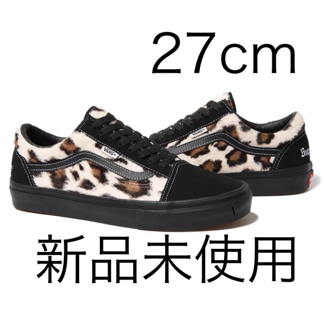 Supreme × Vans Leopard Old Skool "Blackバンズ