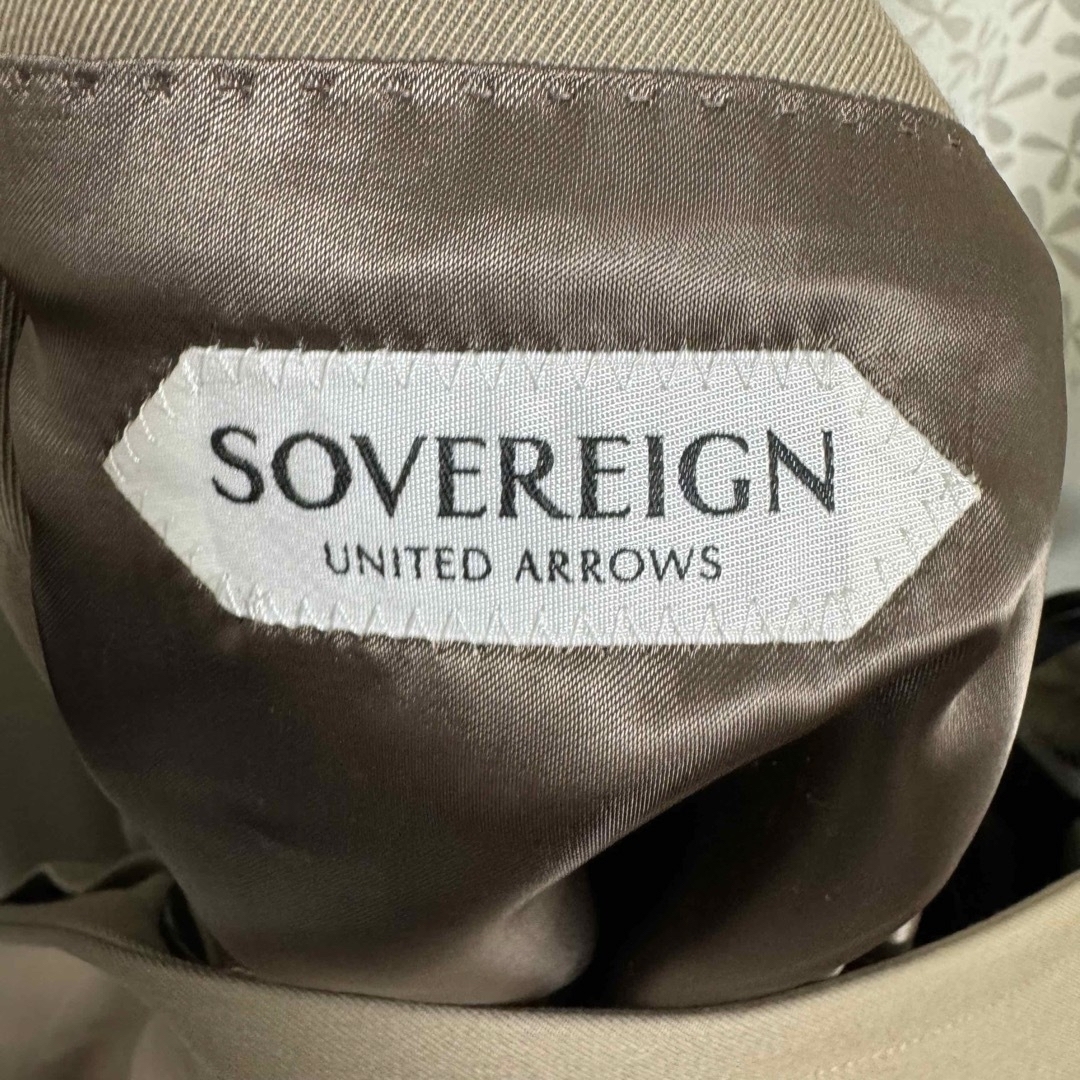 UNITED ARROWS(ユナイテッドアローズ)のSOVEREIGN バルカラーコート 美品 メンズのジャケット/アウター(ステンカラーコート)の商品写真