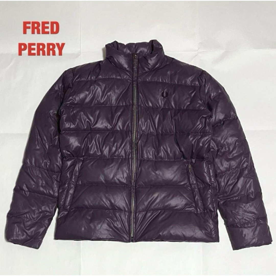 FRED PERRY　フレッドペリー　ダウンジャケット　月桂樹ロゴ　PARTEX