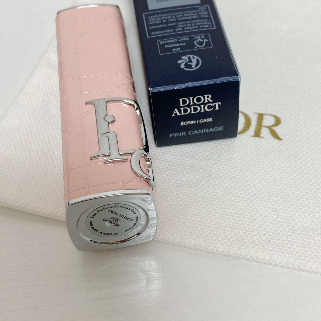 Dior(ディオール)のdior ディオール ディオール アディクト リップスティック ピンク ケース コスメ/美容のベースメイク/化粧品(口紅)の商品写真