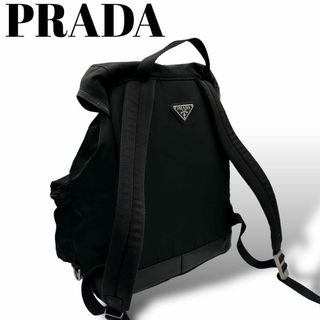 PRADA - PRADA Re-Nylon xサフィアーノレザー バックパックの通販｜ラクマ