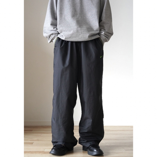 00s OLD NIKE ワイド ナイロンパンツ トラックパンツ - luknova.com