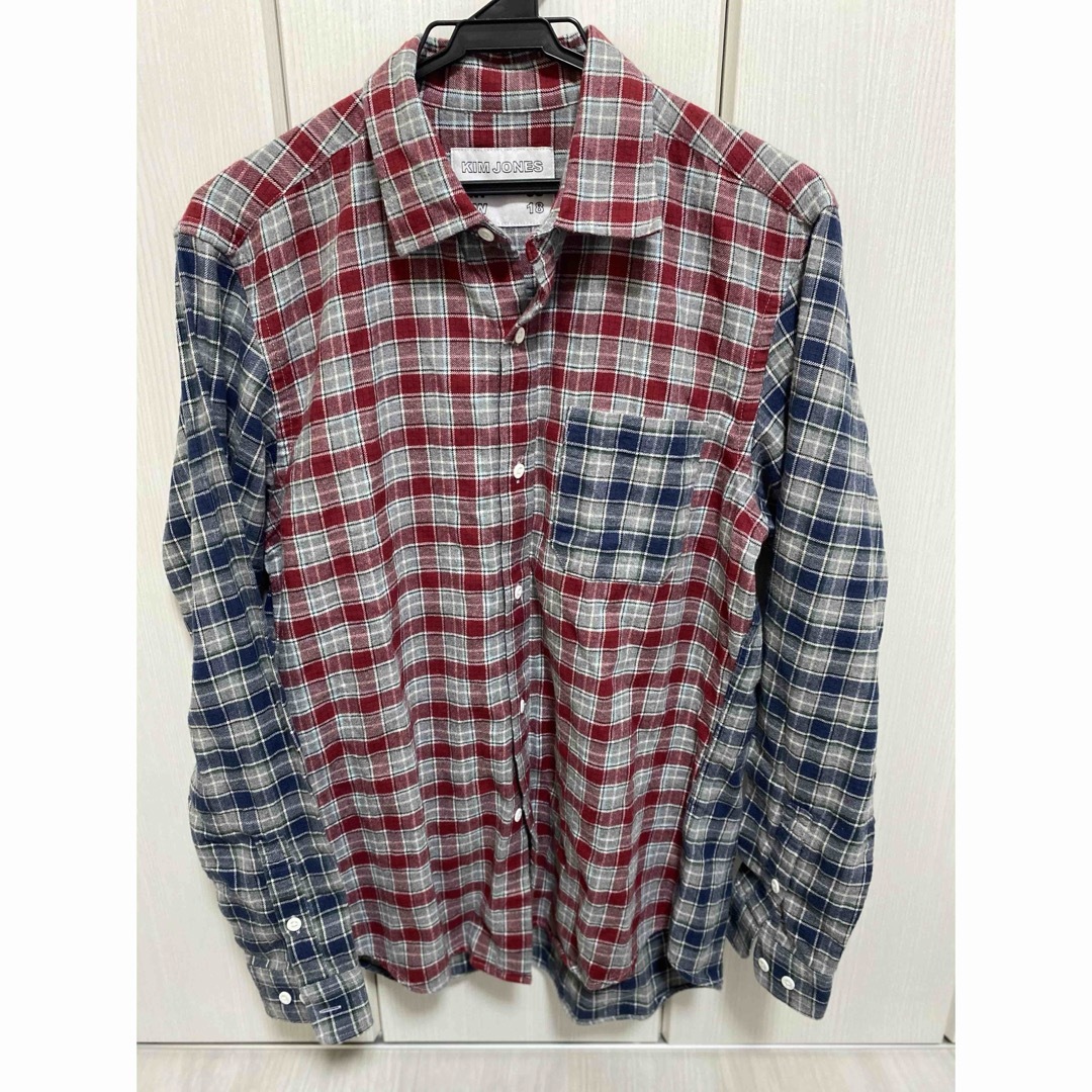 GU(ジーユー)の［値下げ］GU × キムジョーンズ コラボ チェックシャツ Mサイズ メンズのトップス(シャツ)の商品写真