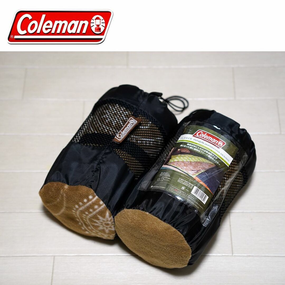 Coleman(コールマン)のコールマン フリースインナー バンダナデザイン シュラフ 寝袋 スポーツ/アウトドアのアウトドア(寝袋/寝具)の商品写真