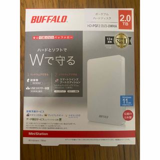 Buffalo - BUFFALO ポータブルHDD HD-PGF2.0U3-BWHA 未開封新品の通販