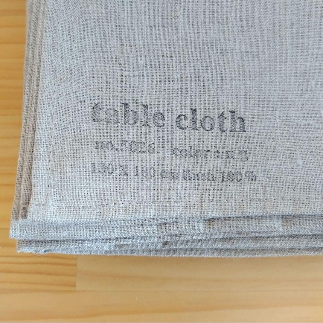 fog linen work(フォグリネンワーク)の新品   fog linen 　テーブルクロス インテリア/住まい/日用品のキッチン/食器(テーブル用品)の商品写真