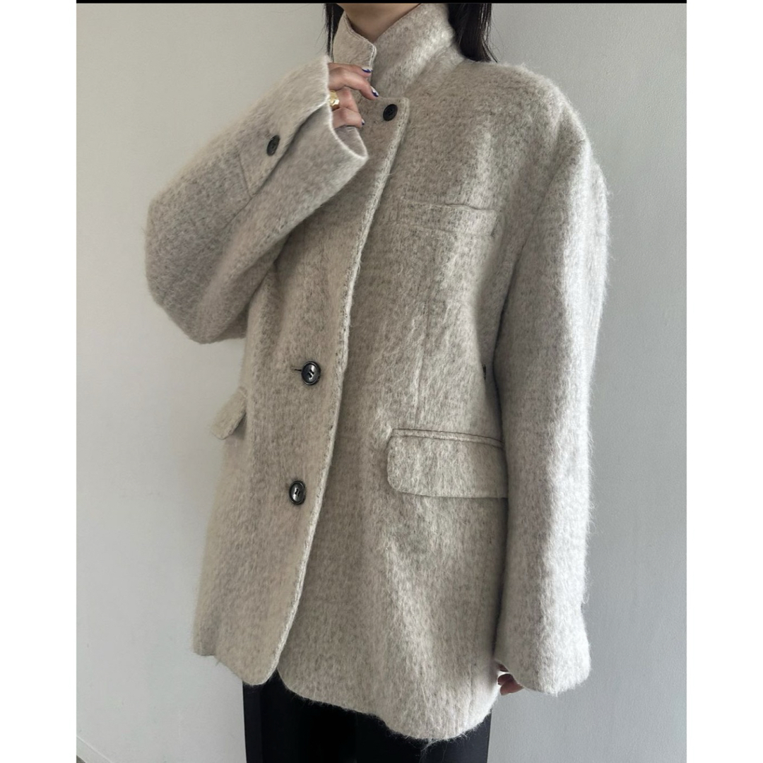 CLANE - CLANE MIX SHAGGY OVER TAILORED JACKETの通販 by お CLANE - CLANE MIX SHAGGY OVER TAILORED JACKETの通販 by お