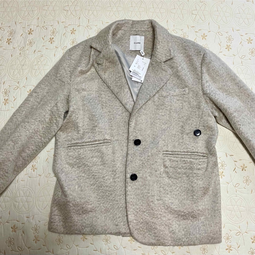 CLANE - CLANE MIX SHAGGY OVER TAILORED JACKETの通販 by お CLANE - CLANE MIX SHAGGY OVER TAILORED JACKETの通販 by お