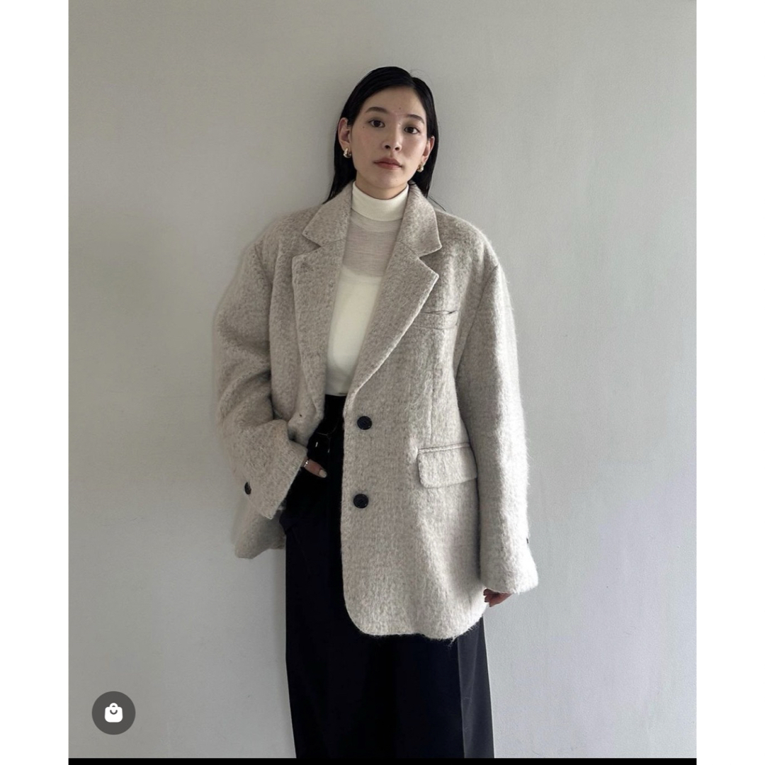 CLANE - CLANE MIX SHAGGY OVER TAILORED JACKETの通販 by お CLANE - CLANE MIX SHAGGY OVER TAILORED JACKETの通販 by お